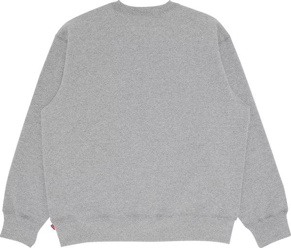 Supreme Box Logo Crewneck Heather Grey