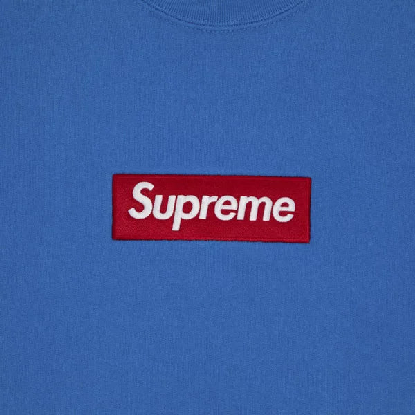 Supreme Box Logo Crewneck Blue