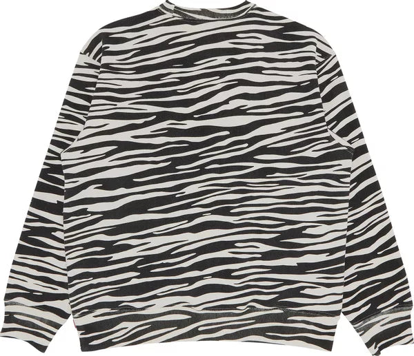Supreme Box Logo Crewneck Zebra