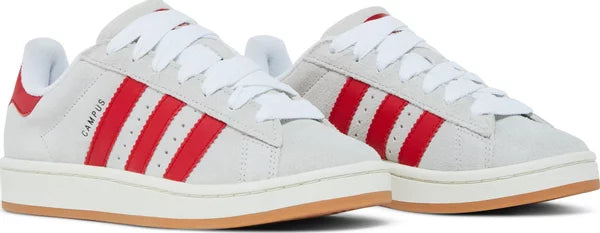 adidas Campus 00s Crystal White Better Scarlet