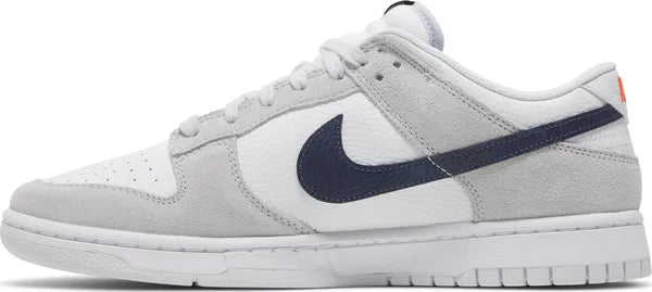 Nike Dunk Low White Grey Navy Aqua Mini Swoosh