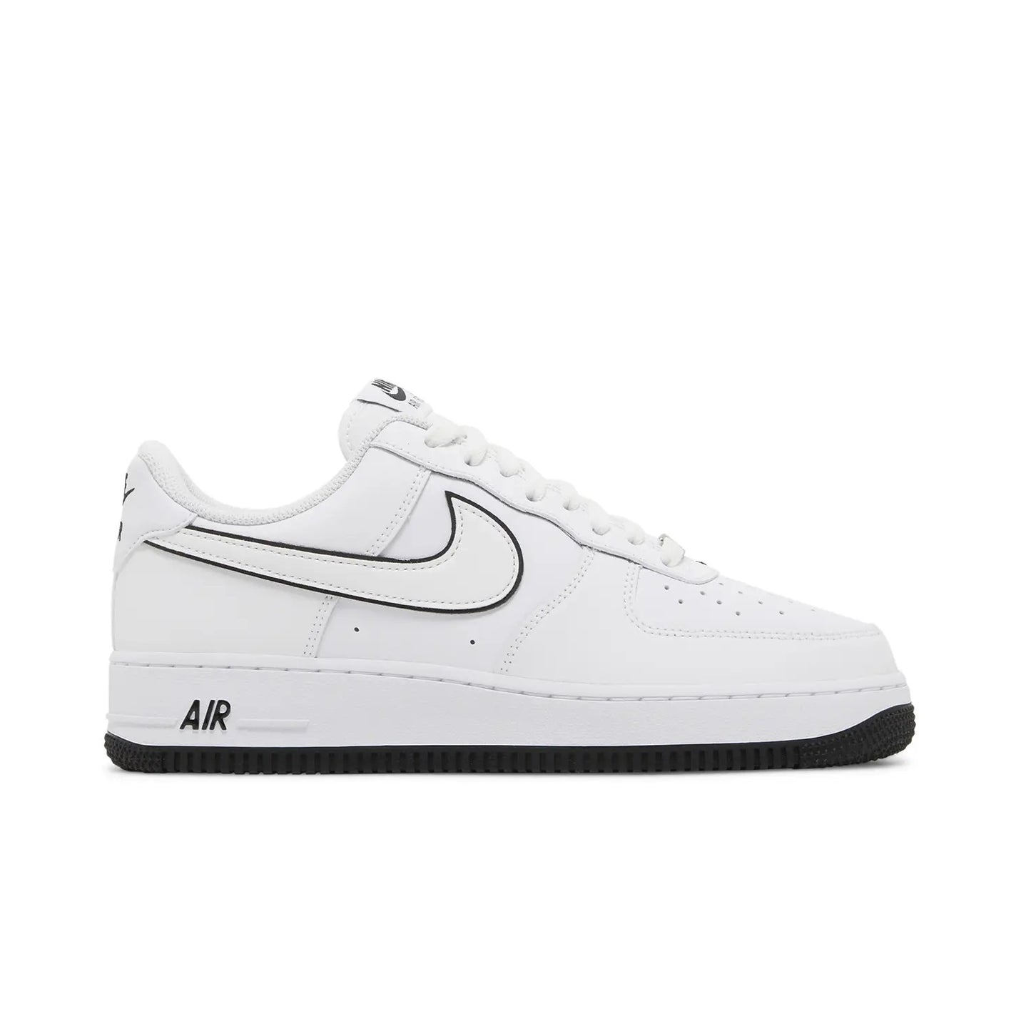 Nike Air Force 1 '07 Low White Black Outline Swoosh