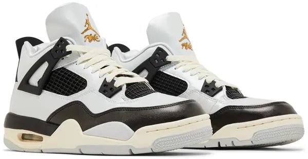 Jordan 4 Retro Platinum Gold GS