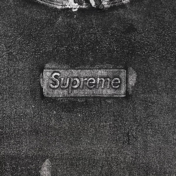 Supreme x MM6 Maison Margiela Box Logo Hooded Sweatshirt Black
