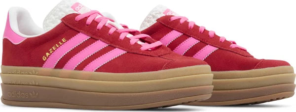 adidas Gazelle Bold Collegiate Red Lucid Pink