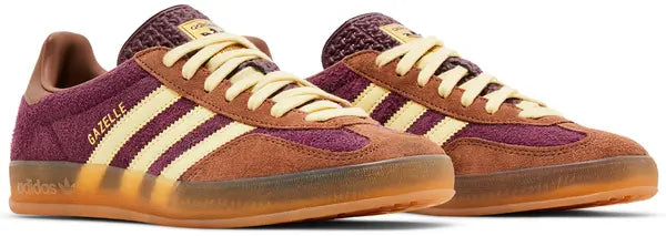 adidas Gazelle Indoor Maroon Almost Yellow