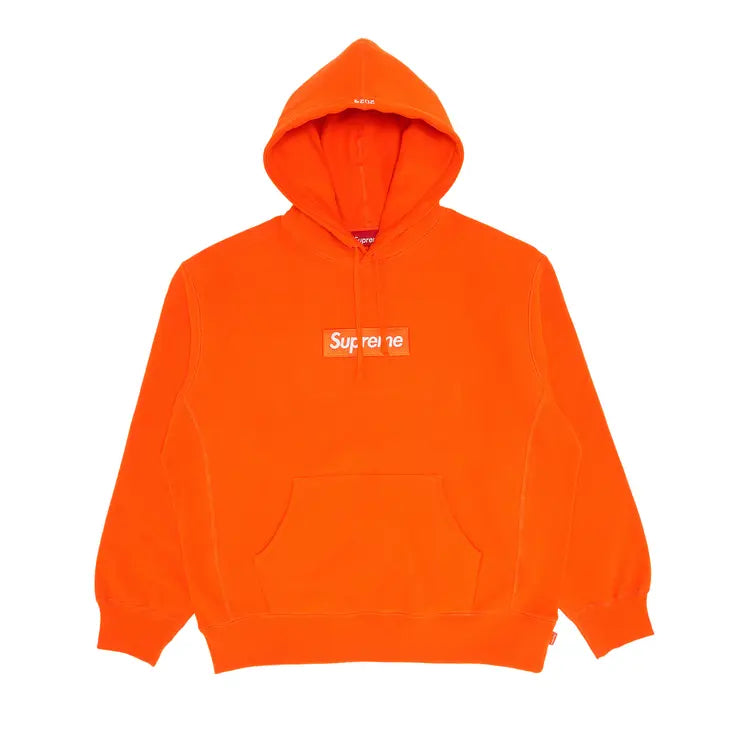 Supreme Box Logo Hooded Sweatshirt Sweatshirt (FW24) Dark Orange