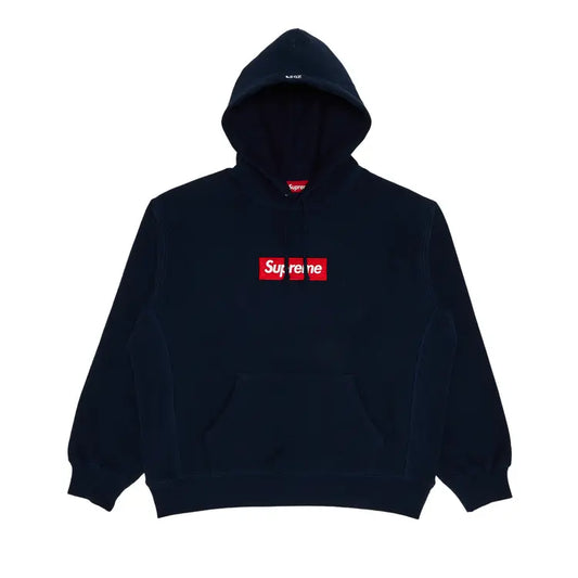 Supreme Box Logo Hooded Sweatshirt Sweatshirt (FW24) Navy