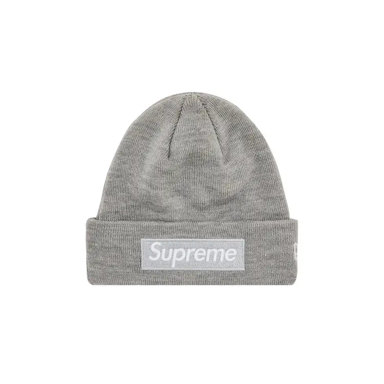 Čepice s logem Supreme New Era Box (FW24) Heather Grey