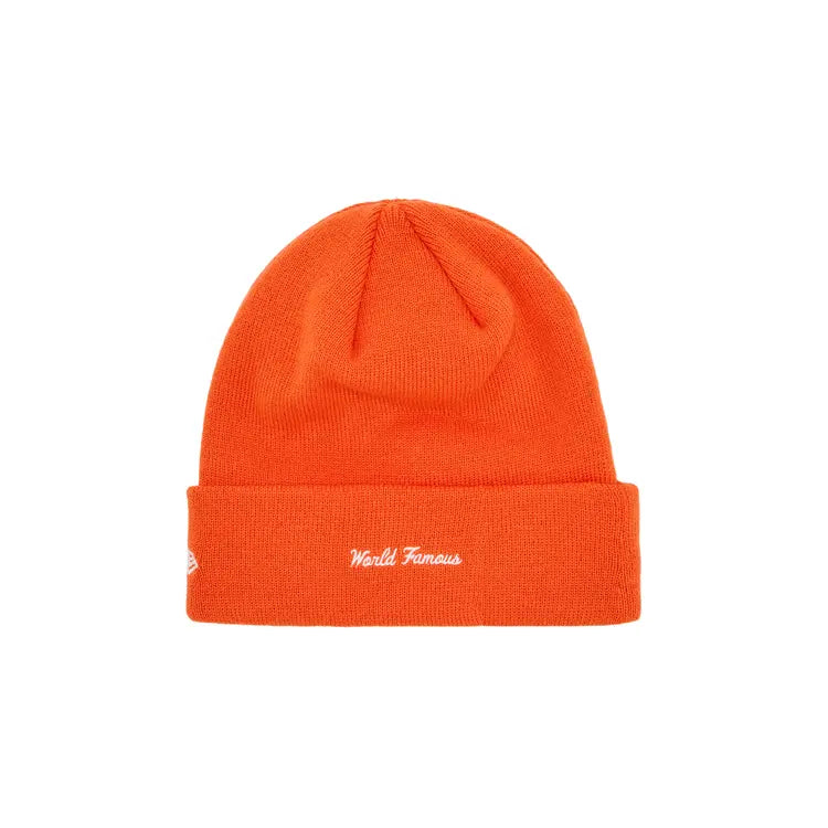 Čepice s logem Supreme New Era Box (FW24) tmavě oranžová