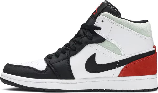 Jordan 1 Mid SE Red Black Toe 