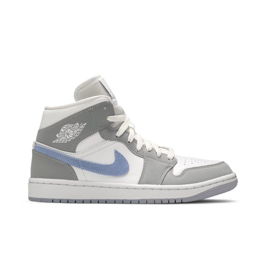 Jordan 1 Mid Wolf Grey Aluminum (Women's)
