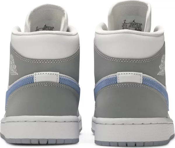 Jordan 1 Mid Wolf Grey Aluminum (Women's)