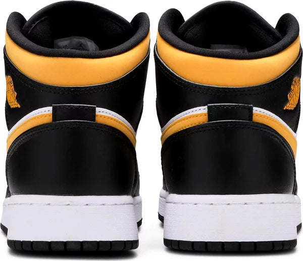Jordan 1 Mid White Pollen Black (GS)