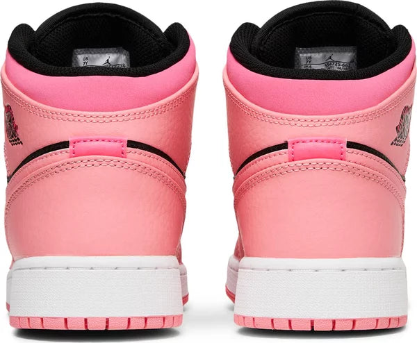 Air Jordan 1 Mid GS Coral Chalk