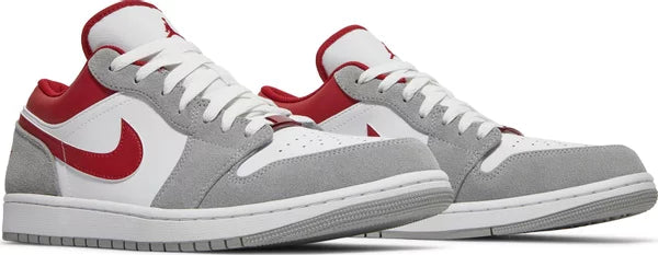 Jordan 1 Low Smoke Grey Gym Red