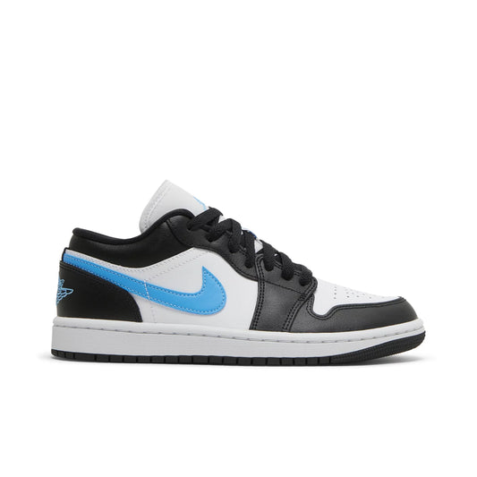 Jordan 1 Low Black University Blue White (W)