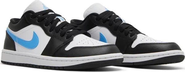 Jordan 1 Low Black University Blue White (W)