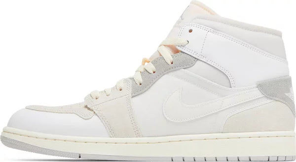 Jordan 1 Mid SE Craft Inside Out White Grey