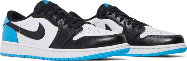Jordan 1 Retro Low OG Black Dark Powder Blue 