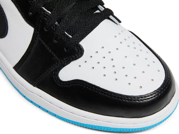 Jordan 1 Retro Low OG Black Dark Powder Blue 