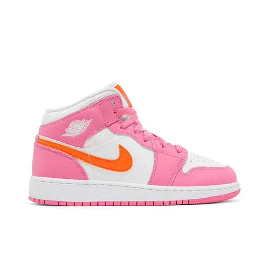 Jordan 1 Mid Pinksicle Safety Orange 